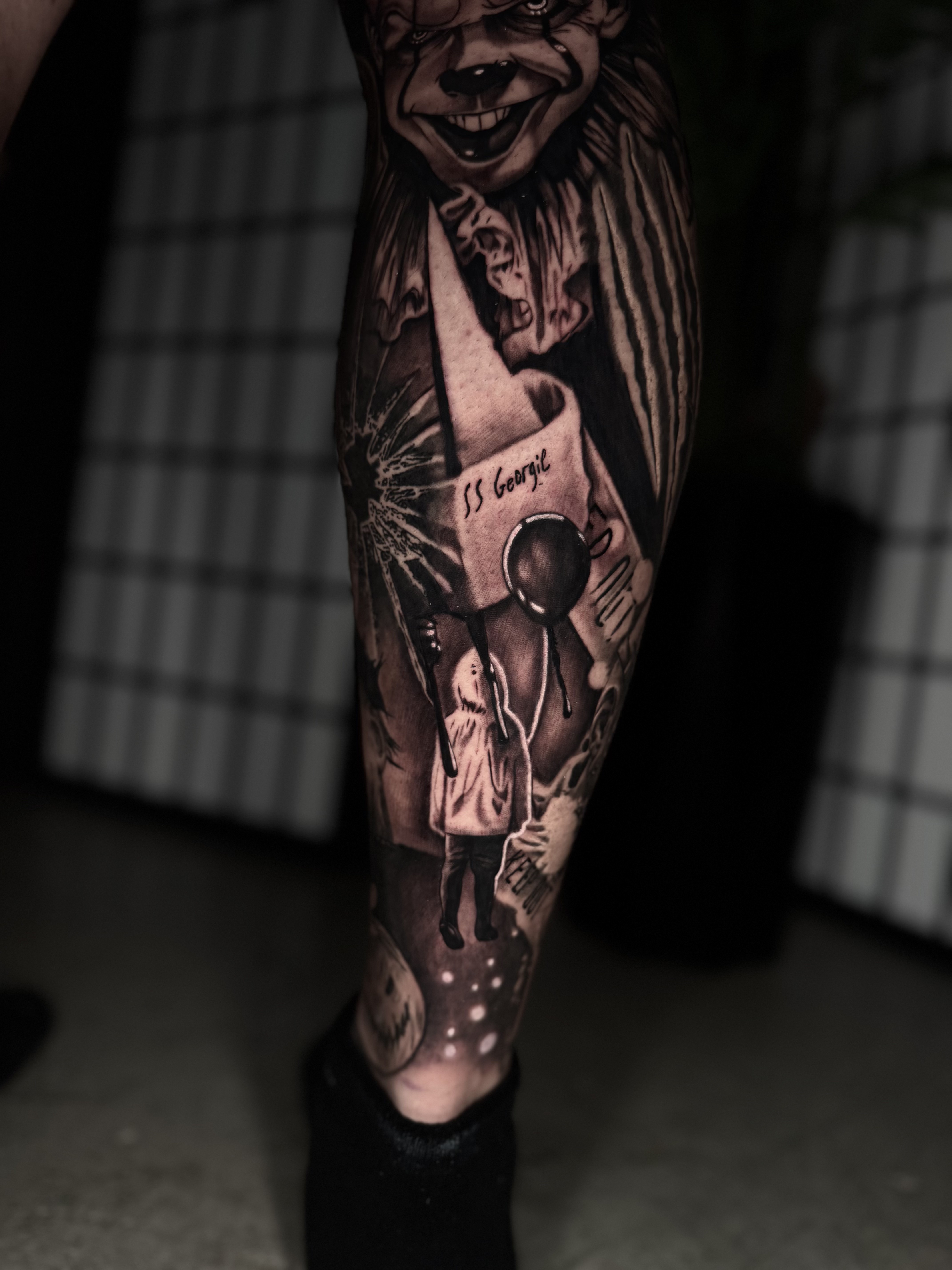 Georgie & The Clown — horror realism · leg