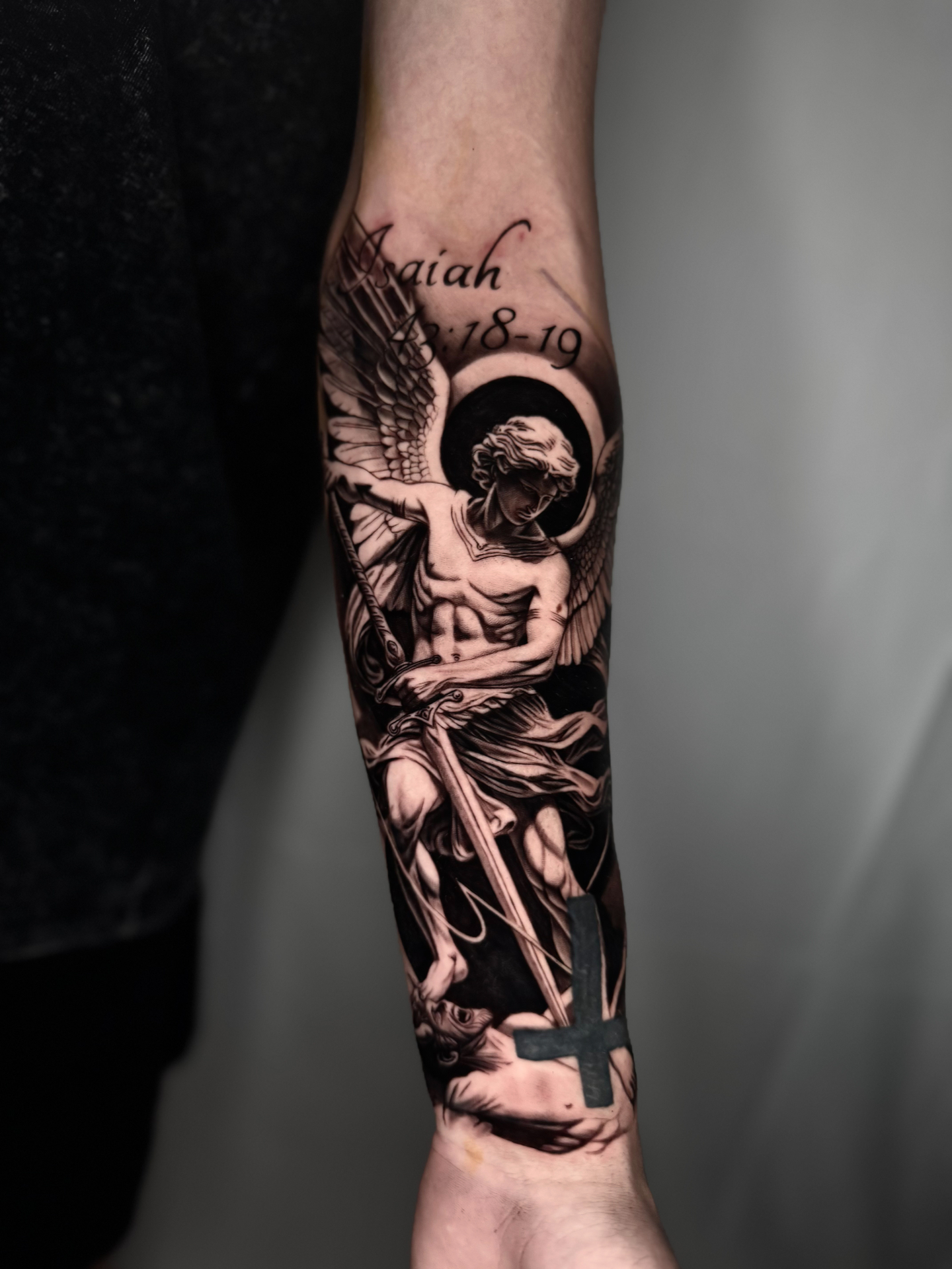 Isaiah 43:18-19 — religious realism · forearm