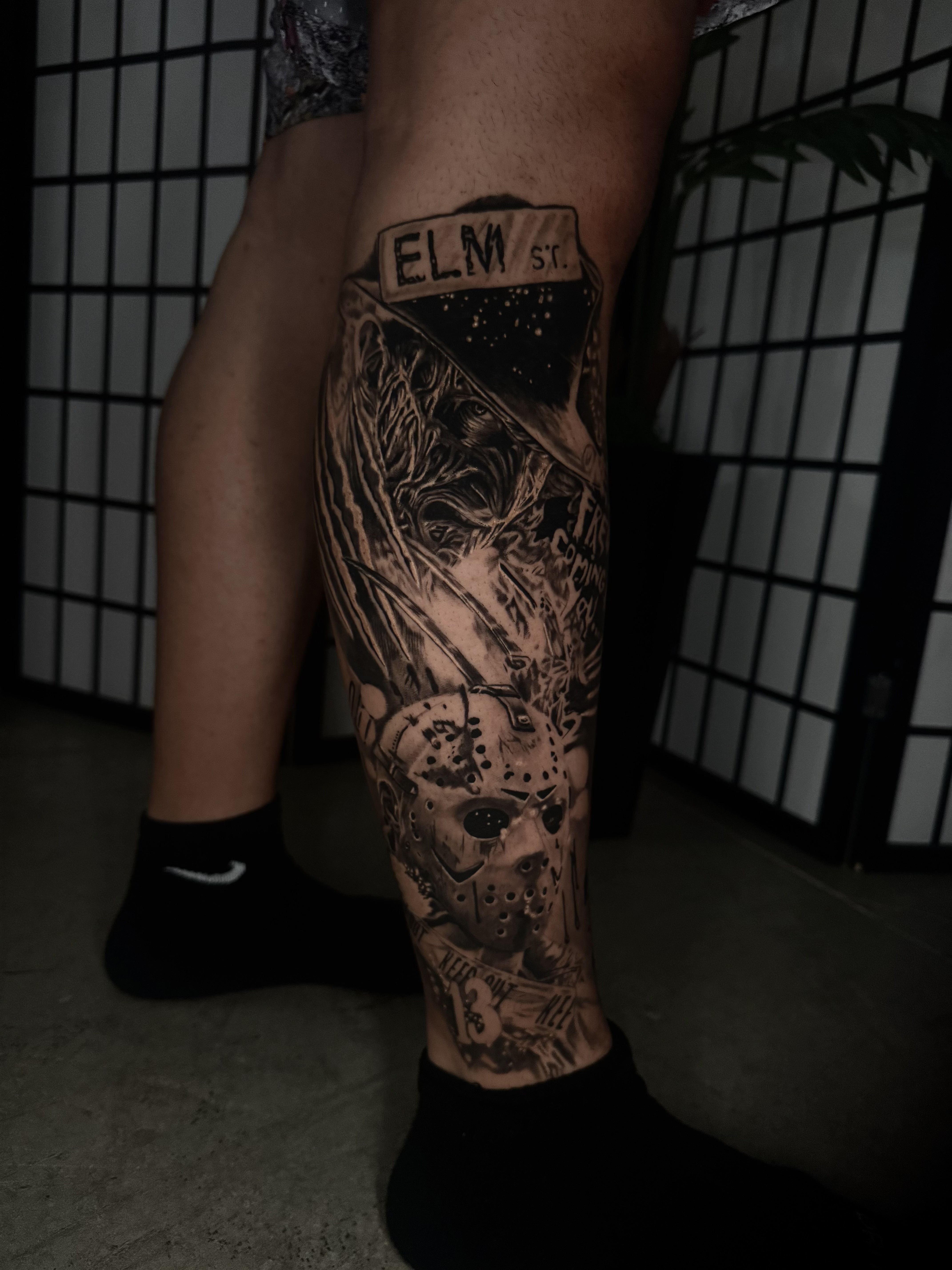 Elm Street — horror realism · calf