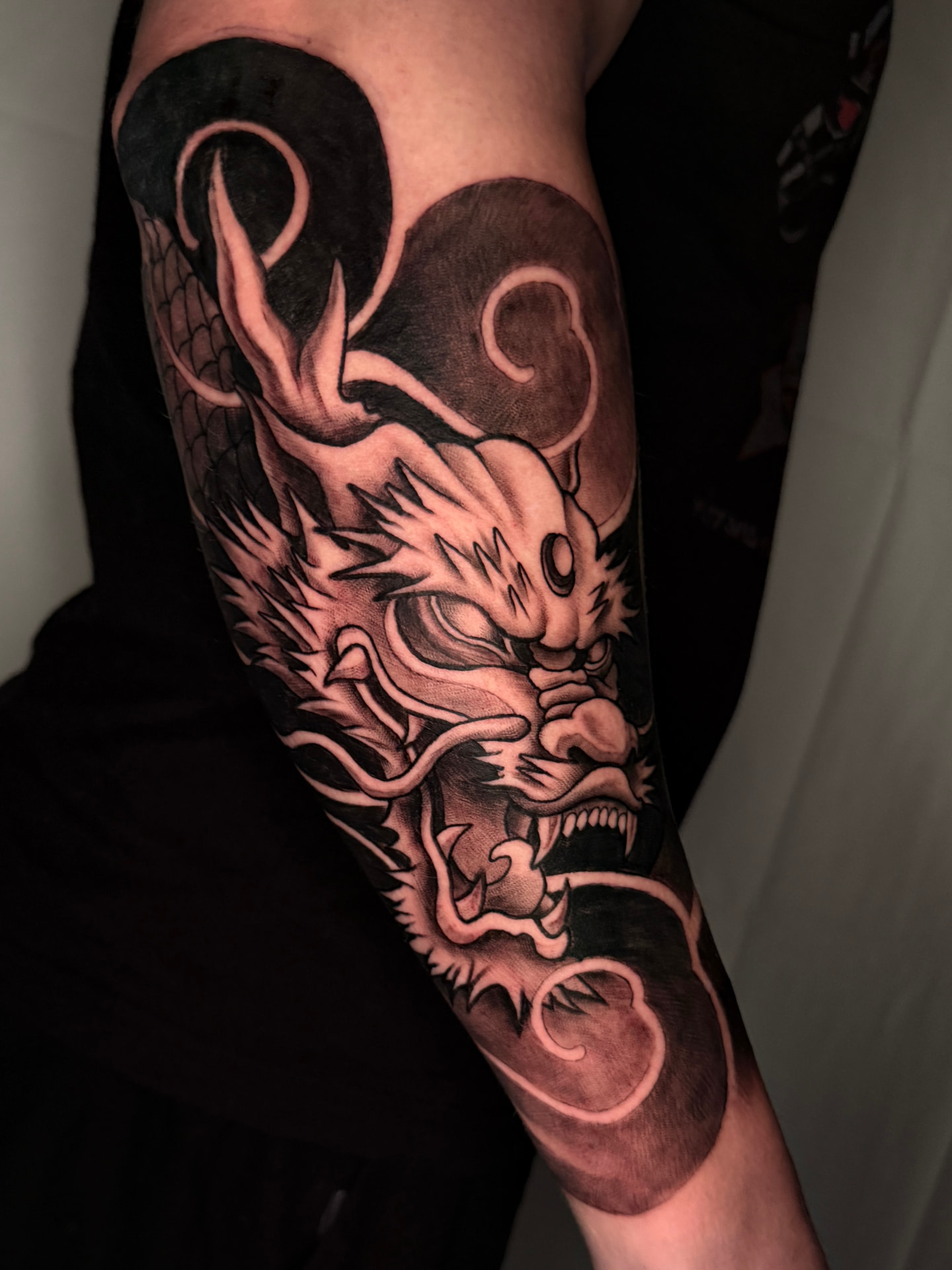 Japanese dragon sleeve